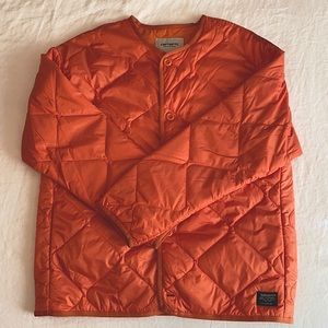 Carhartt WIP orange liner jacket